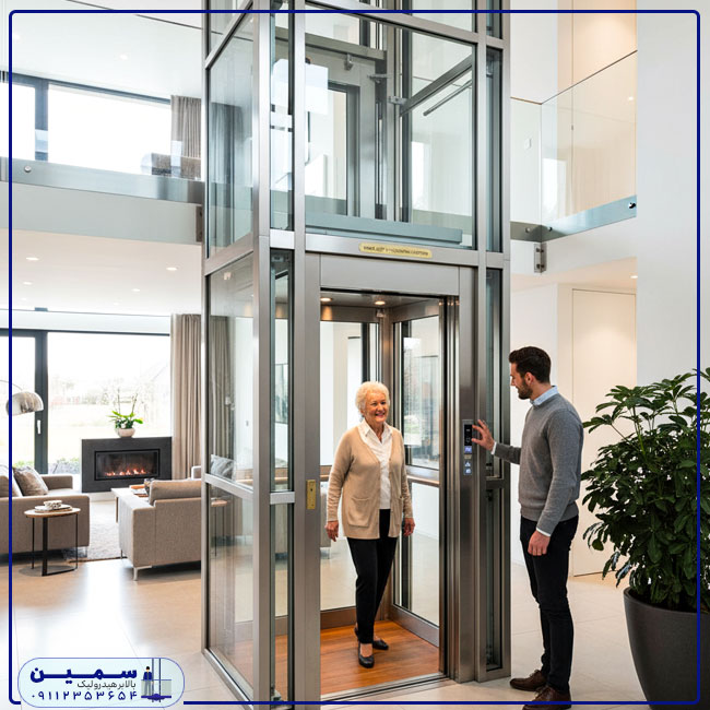 فروش و نصب بالابر خانگی هیدرولیکی در انزلی